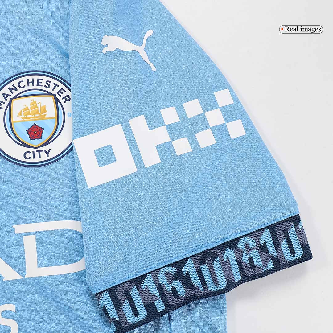 RODRIGO #16 Manchester City Home Soccer Jersey 2024/25 - UCL Player Version - Image 8