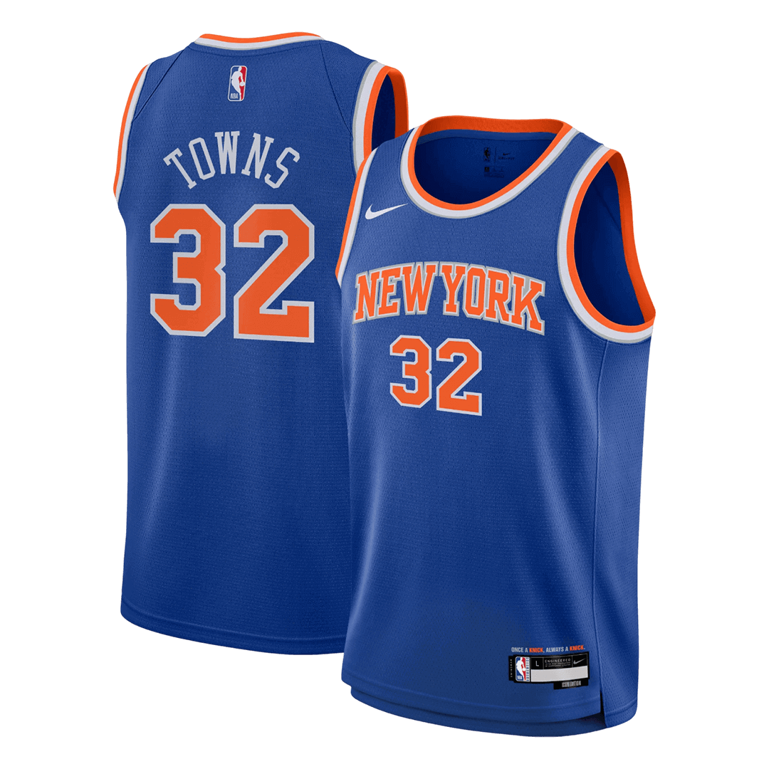 New York Knicks TOWNS #32 Swingman NBA Jersey - Icon Edition