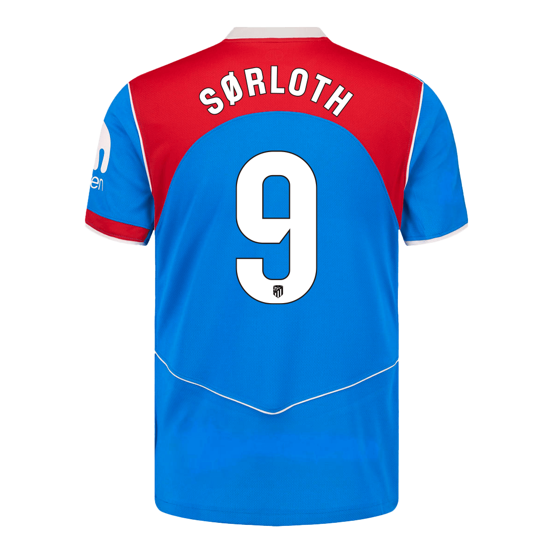 SØRLOTH #9 Atletico Madrid Third Away Soccer Jersey 2025/26 - Image 2