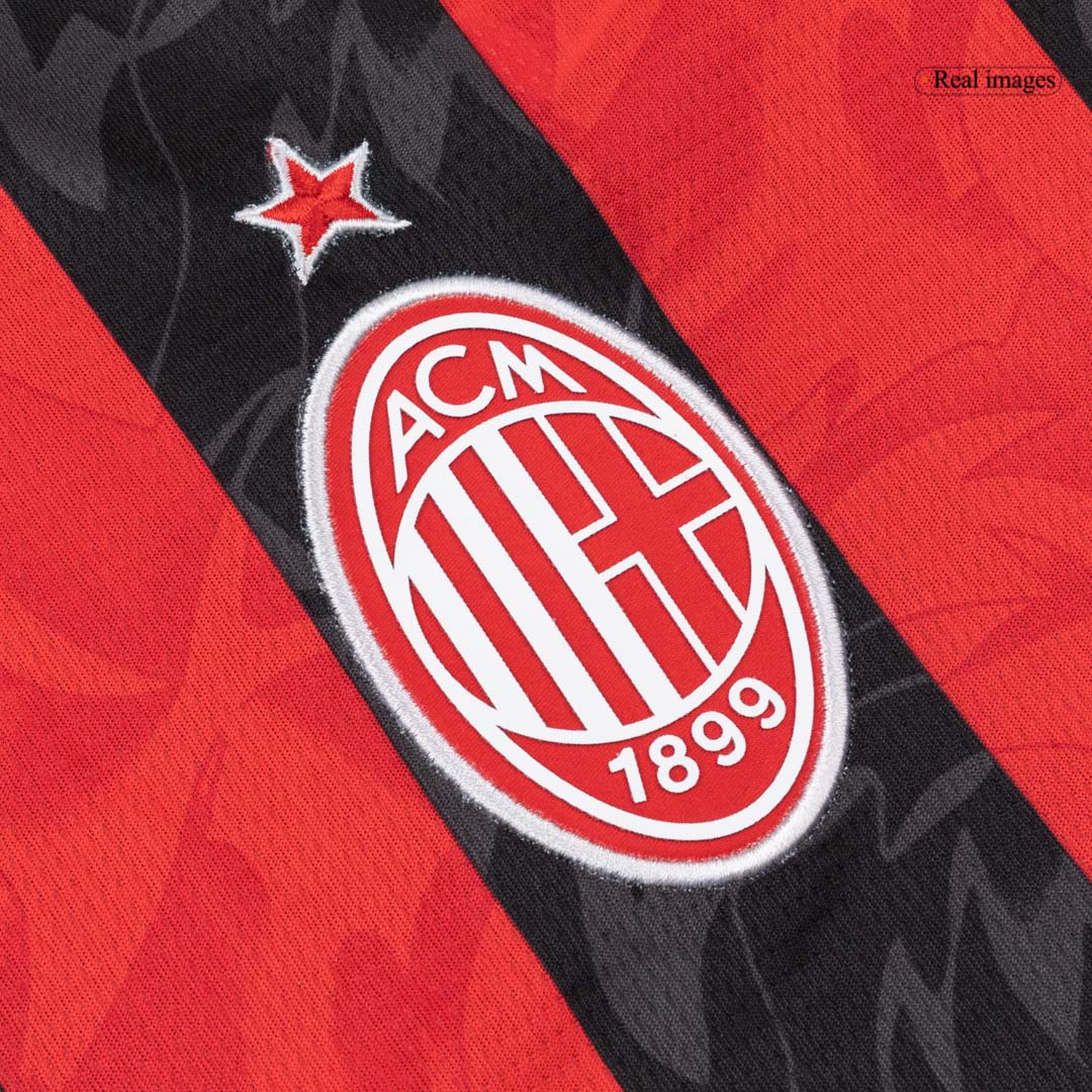 AC Milan Home Long Sleeve Soccer Jersey 2025/26 - Image 6