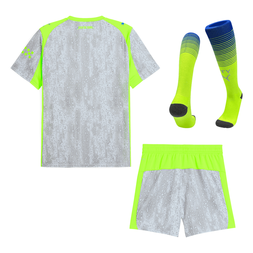 Manchester City Third Away Soccer Jersey Kit(Jersey+Shorts+Socks) 2025/26 - Image 2