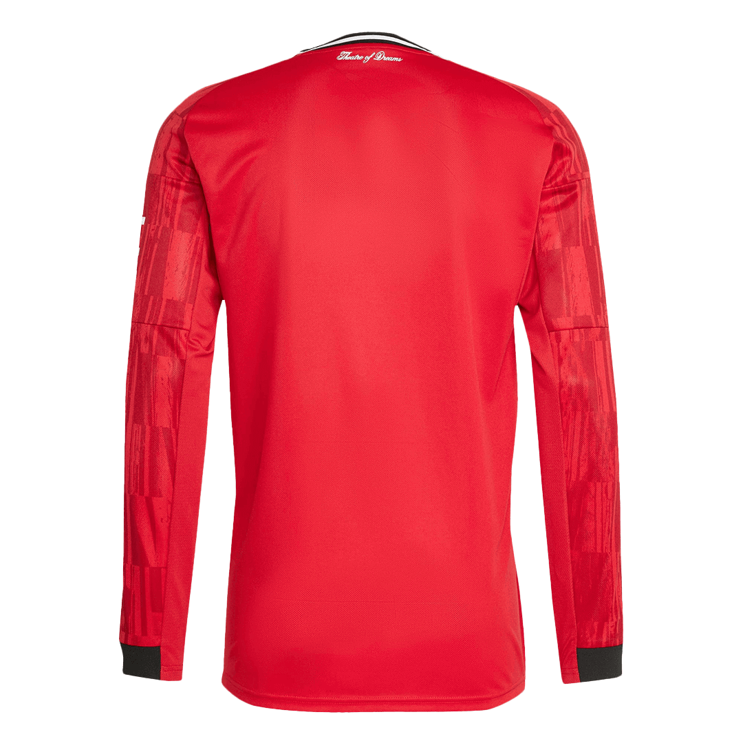 Manchester United Home Long Sleeve Soccer Jersey 2025/26 - Image 2