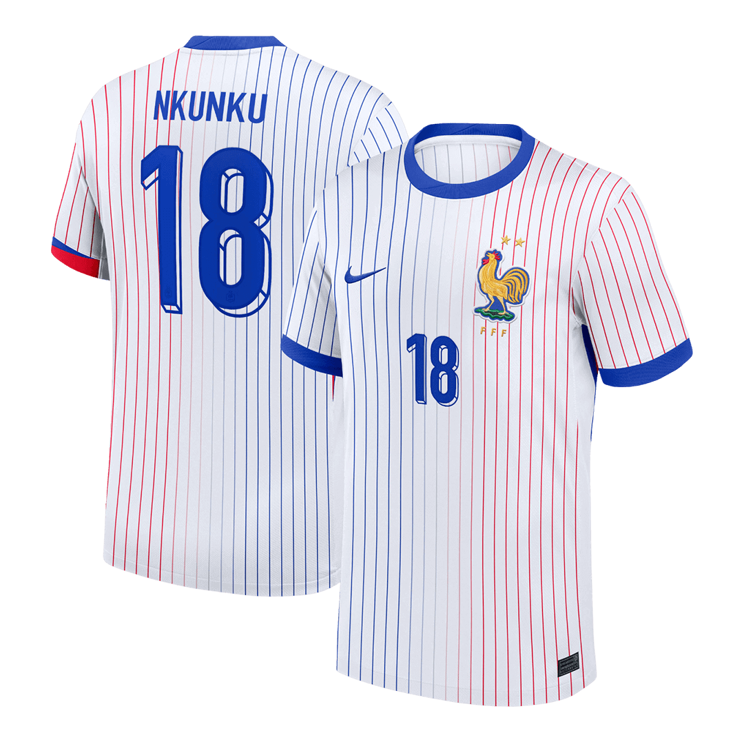 NKUNKU #18 France Away Soccer Jersey 2024