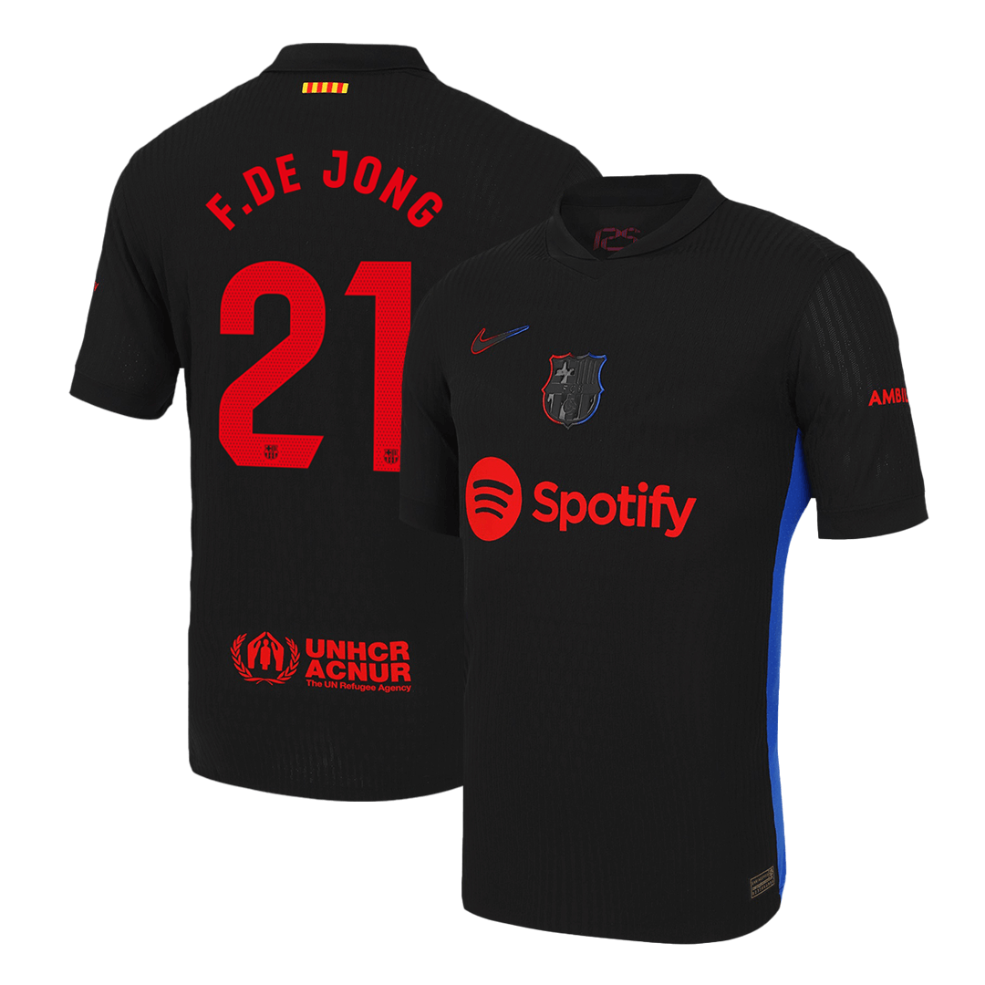 F.DE JONG #21 Barcelona Away Soccer Jersey 2024/25 Player Version
