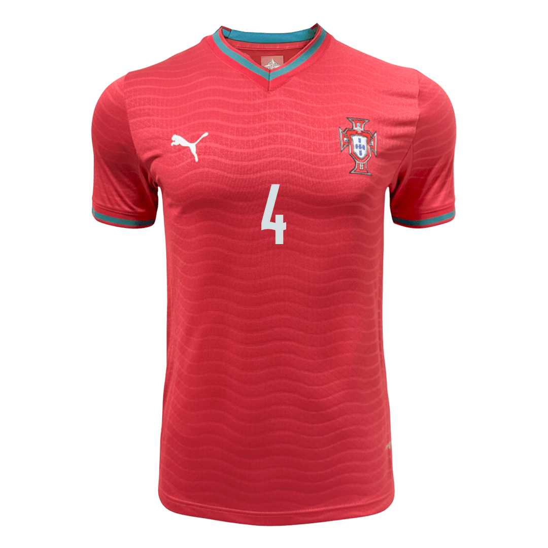 RÚBEN DIAS #4 Portugal Home Soccer Jersey 2026 Player Version - Image 2