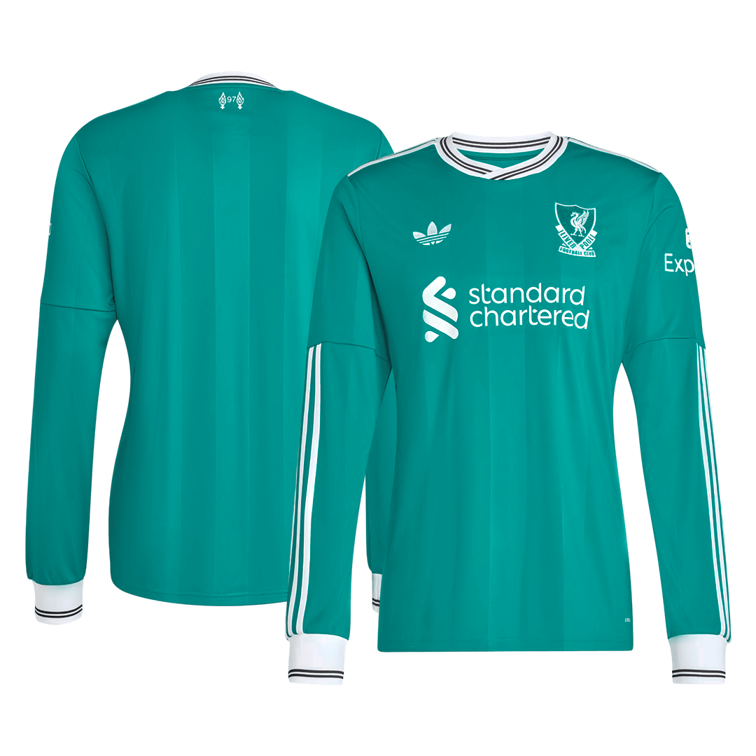 Liverpool Third Away Long Sleeve Soccer Jersey 2025/26 - Image 3