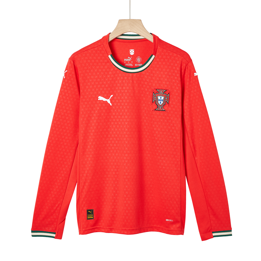 Portugal Home Long Sleeve Soccer Jersey 2025 - Image 5