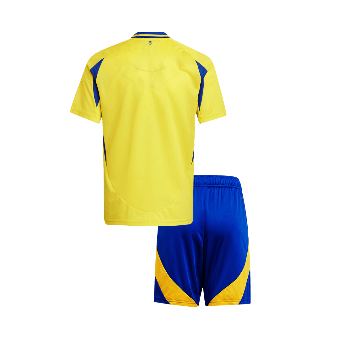Kid's Al Nassr Home Soccer Jersey Kit(Jersey+Shorts) 2024/25 - Image 2