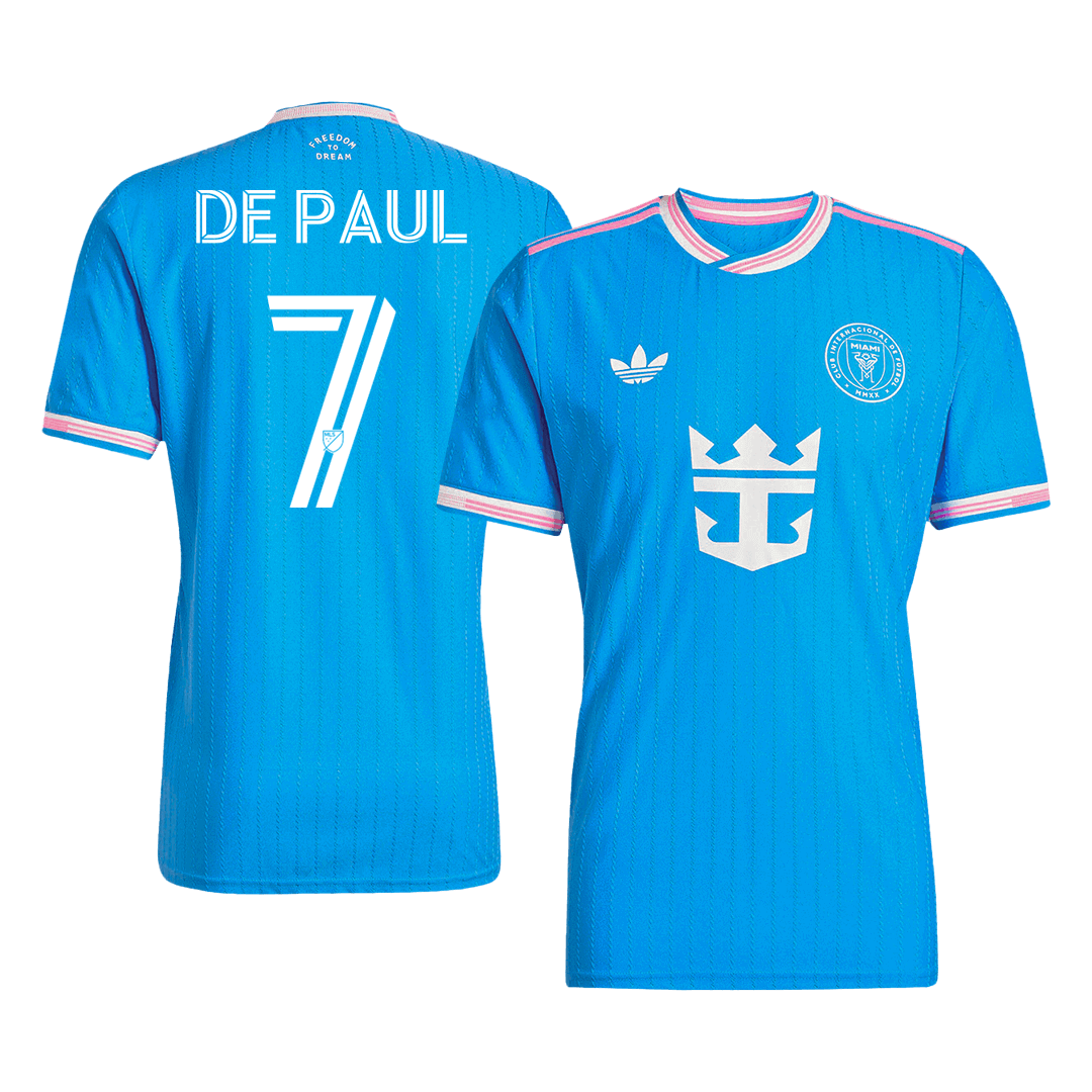 Authentic DE PAUL #7 Inter Miami CF Third Away Soccer Jersey 2025