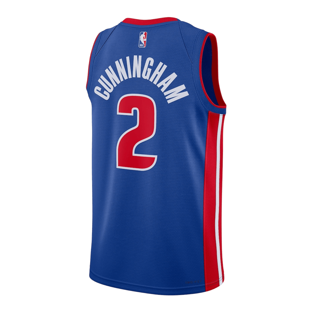 Detroit Pistons Cunningham #2 Swingman NBA Jersey - Icon Edition - Image 3
