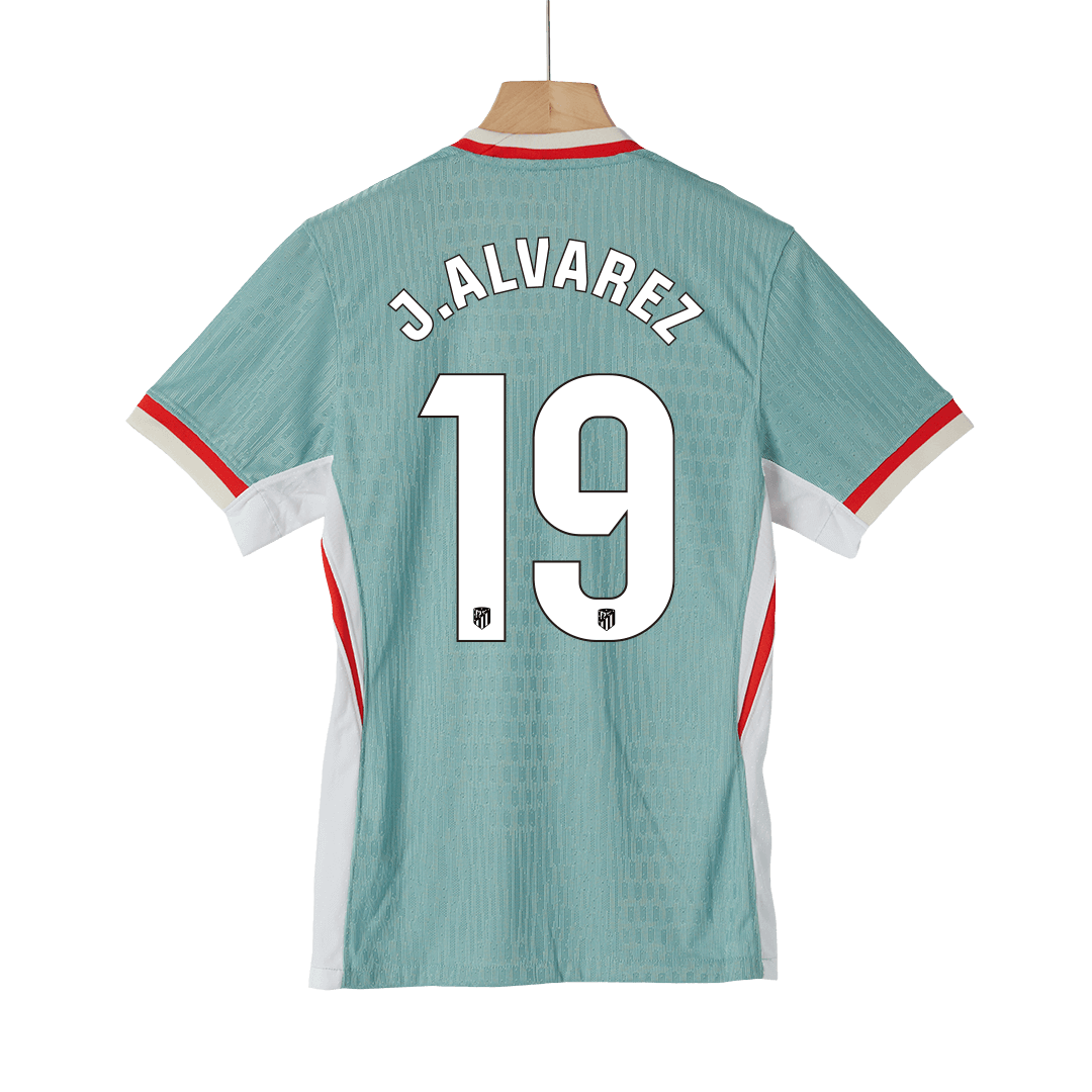 J.ALVAREZ #19 Atletico Madrid Away Soccer Jersey 2024/25 Player Version