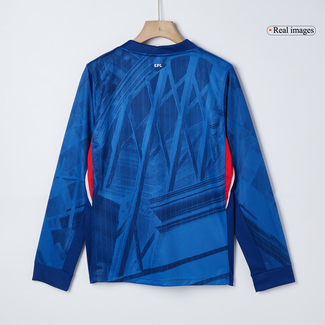 Chelsea Home Long Sleeve Soccer Jersey 2025/26 - Image 6