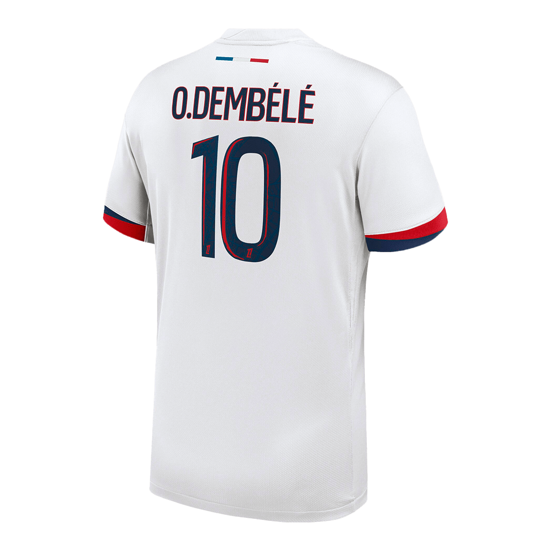 O.DEMBÉLÉ #10 PSG Away Soccer Jersey 2024/25 - Image 3