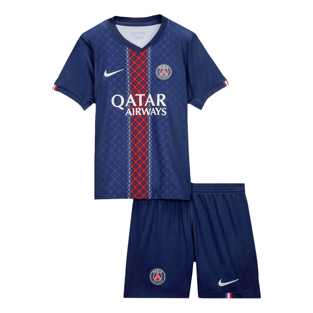 Kid's PSG Home Soccer Jersey Kit(Jersey+Shorts) 2025/26