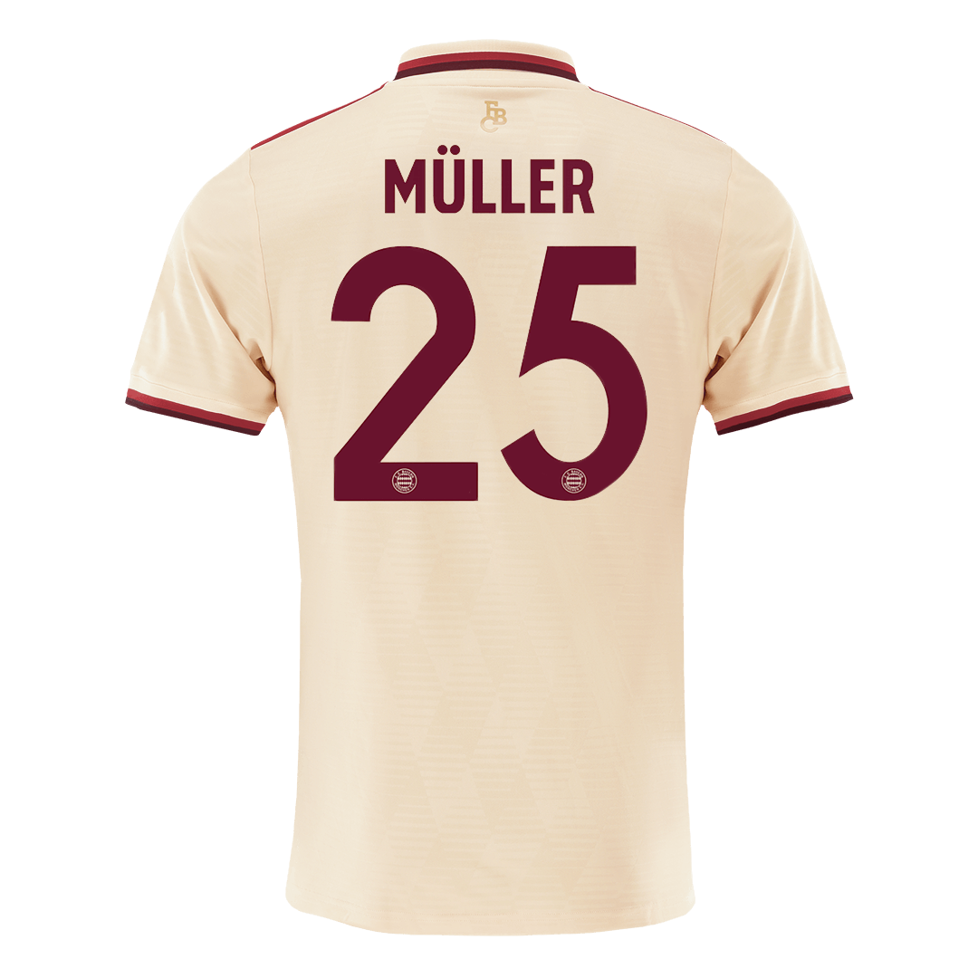 MÜLLER #25 Bayern Munich Third Away Soccer Jersey 2024/25 -UCL - Image 3