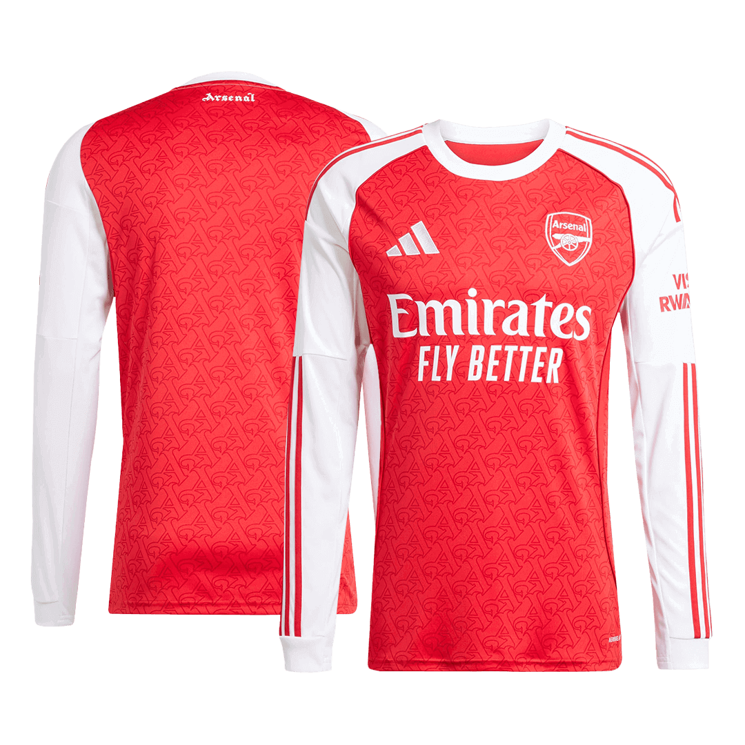 Arsenal Home Long Sleeve Soccer Jersey 2025/26 - Image 3