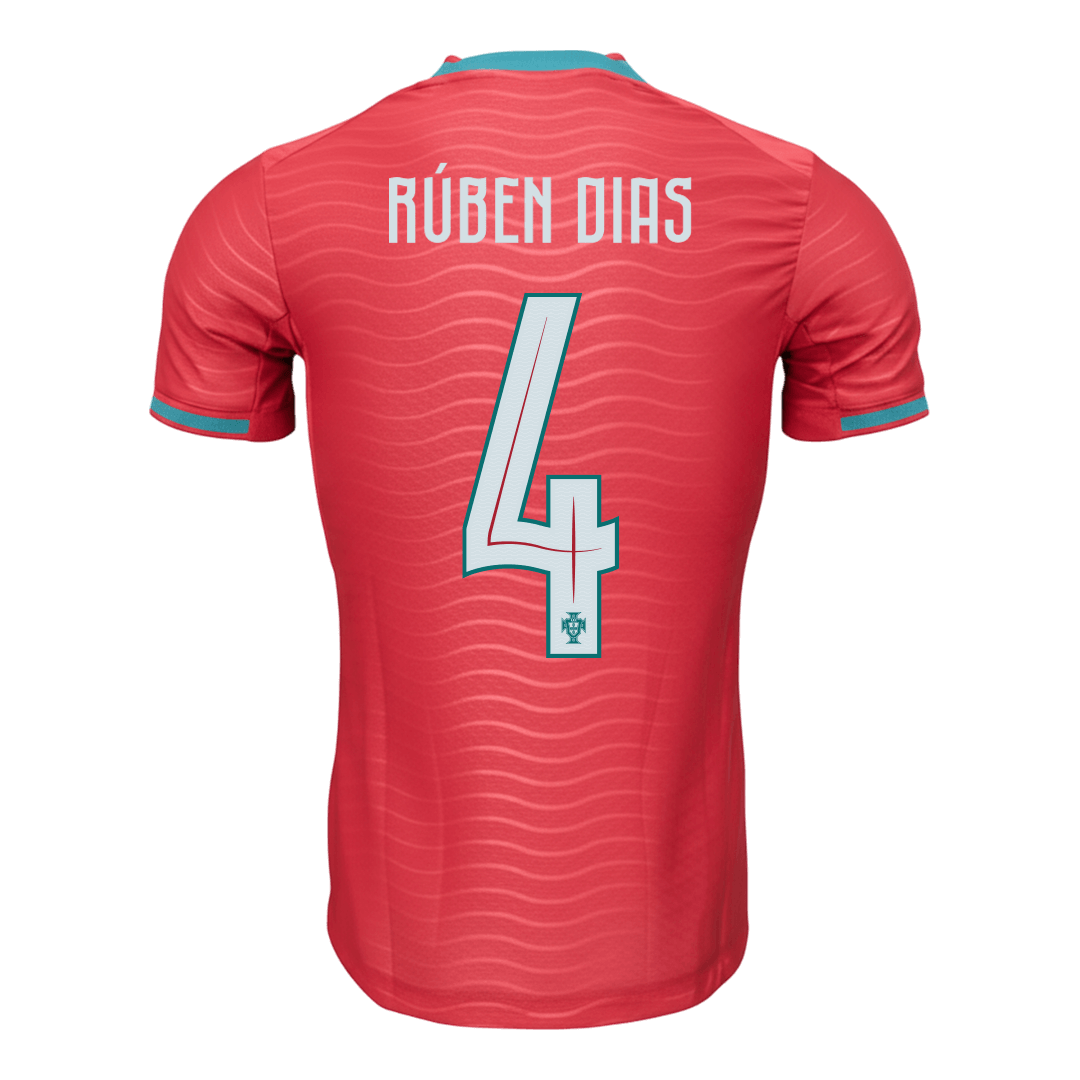 RÚBEN DIAS #4 Portugal Home Soccer Jersey 2026 Player Version - Image 3
