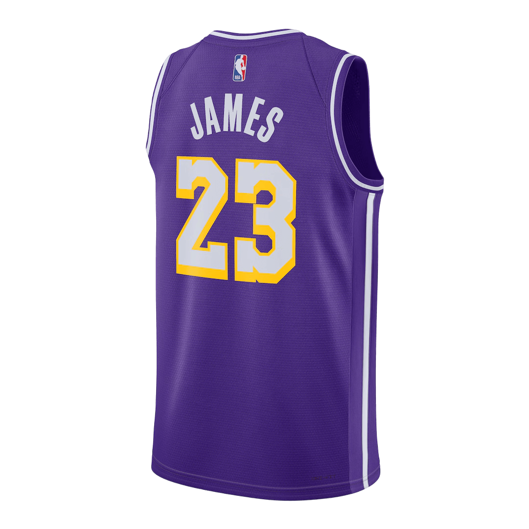 Los Angeles Lakers James #23 Swingman NBA Jersey - Statement Edition - Image 3