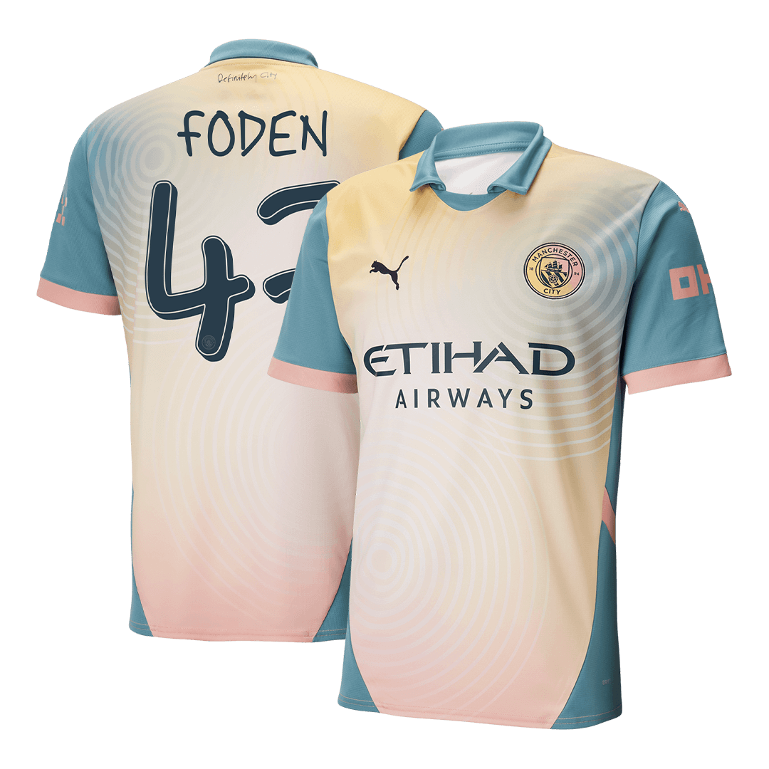 FODEN #47 Manchester City Fourth Away Soccer Jersey 2024/25