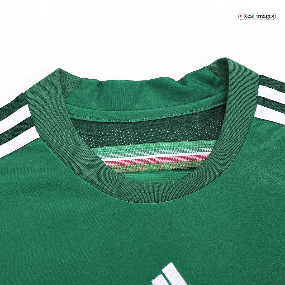 Retro 2014 Mexico Home Soccer Jersey - Image 3