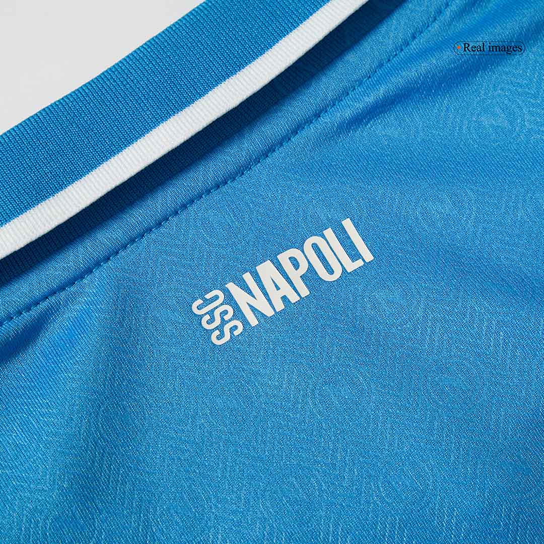 Kid's Napoli Home Soccer Jersey Kit(Jersey+Shorts) 2024/25 - Image 13