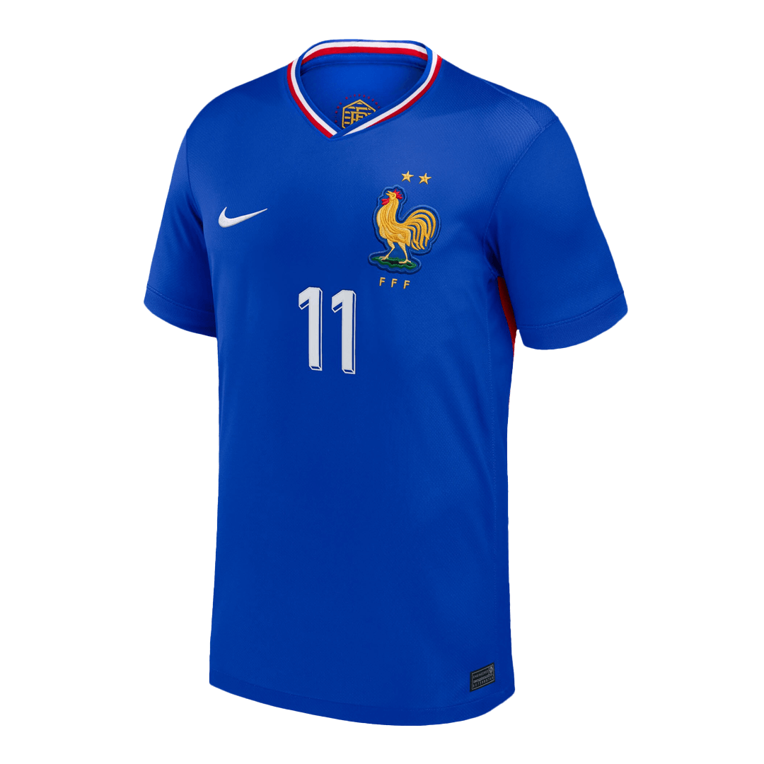 OLISE #11 France Home Soccer Jersey 2024 - Image 2