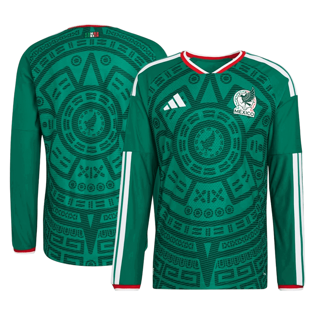 Mexico Home Long Sleeve Soccer Jersey 2026 - Image 3
