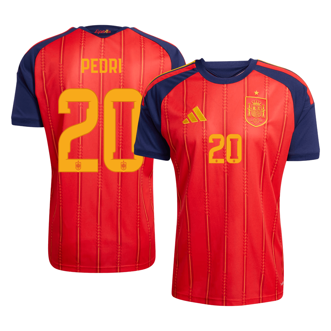 PEDRI #20 Spain Home Soccer Jersey 2026