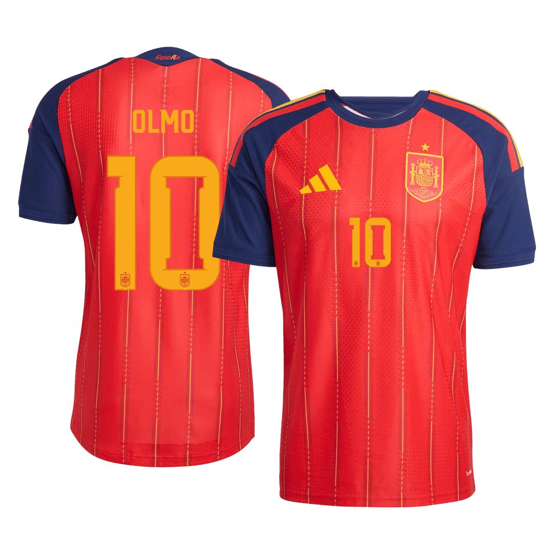 OLMO #10 Spain Home Soccer Jersey 2026 Player Version