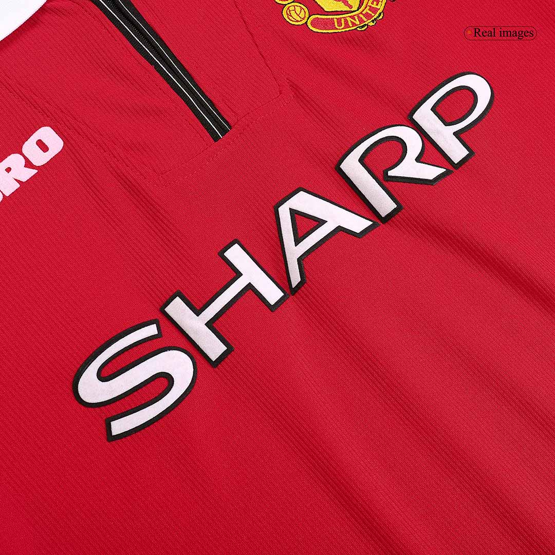 Retro 98/00 Manchester United Home Soccer Jersey - Image 8