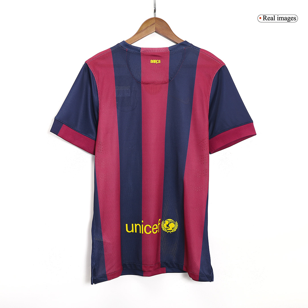 Retro NEYMAR JR #11 2014/15 Barcelona Home Soccer Jersey - Image 3