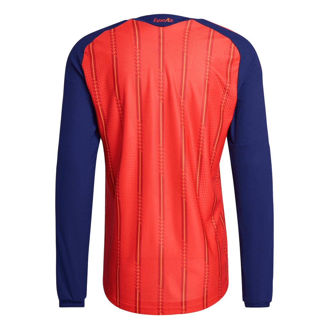 Spain Home Long Sleeve Soccer Jersey 2026 - Image 2