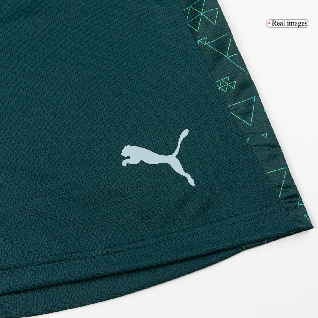 Manchester City Fourth Away Soccer Jersey Kit(Jersey+Shorts) 2025/26 - Image 14
