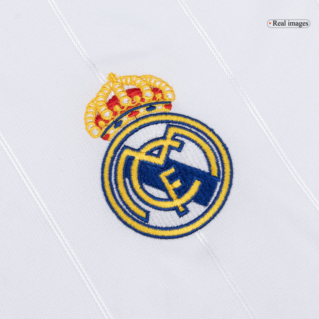 Retro 2012/13 Real Madrid Home Long Sleeve Soccer Jersey - Image 6