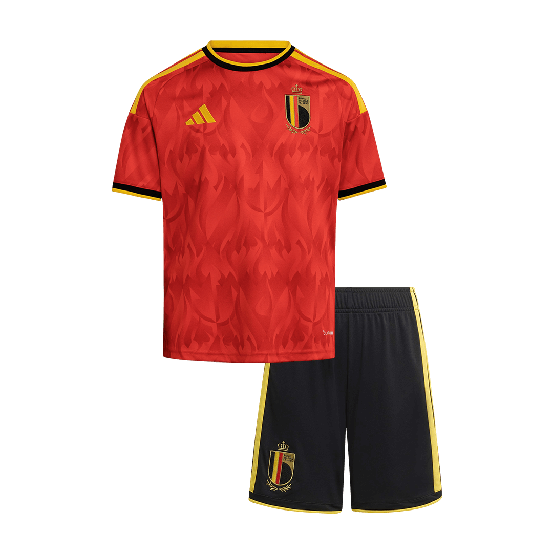 Kid's Belgium Home Soccer Jersey Kit(Jersey+Shorts) 2025/26