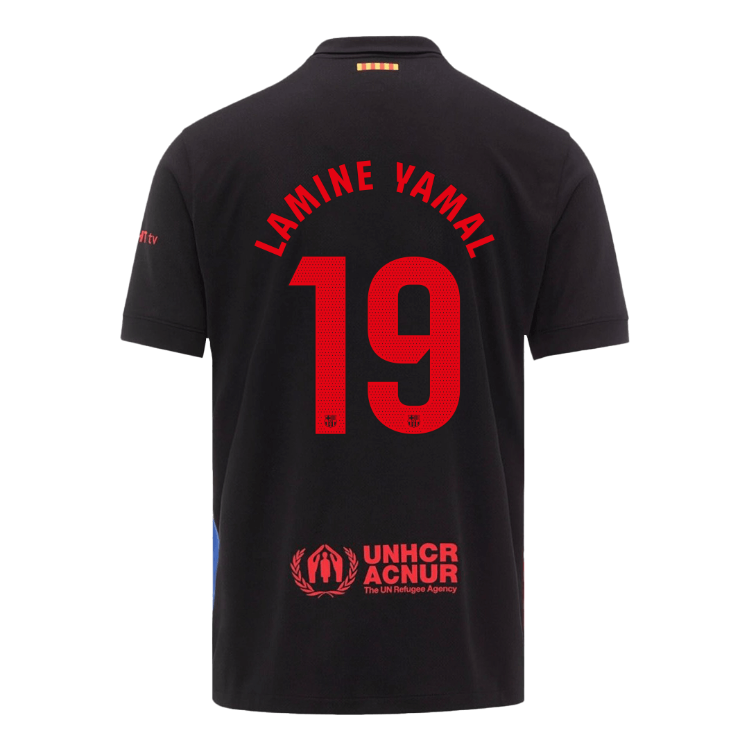 LAMINE YAMAL #19 Barcelona Away Soccer Jersey 2024/25 - Image 2