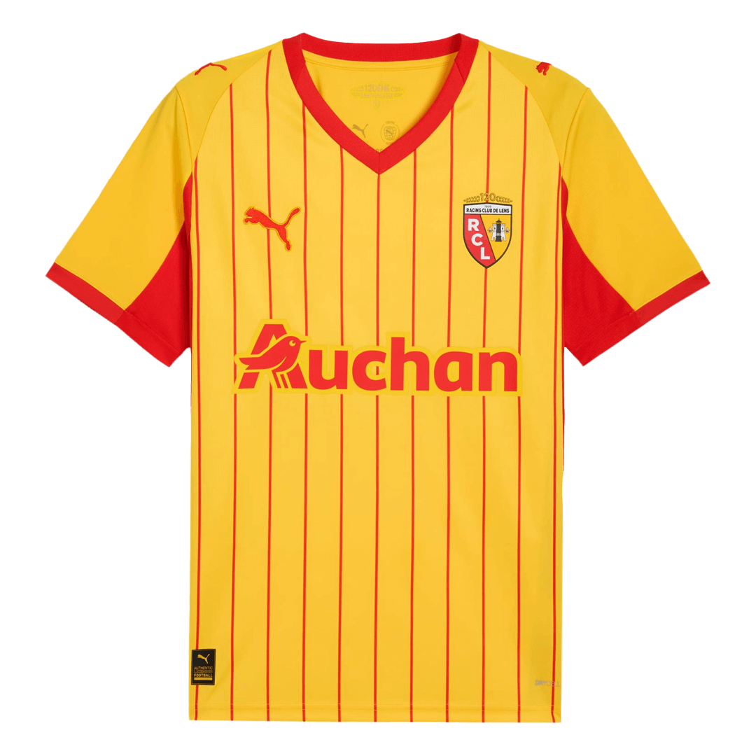 THAUVIN #10 RC Lens Home Soccer Jersey 2025/26 - Image 2