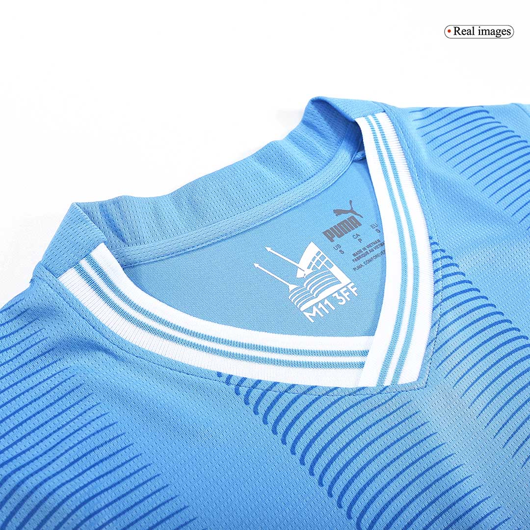 GREALISH #10 Manchester City Home Soccer Jersey 2023/24 - Image 7