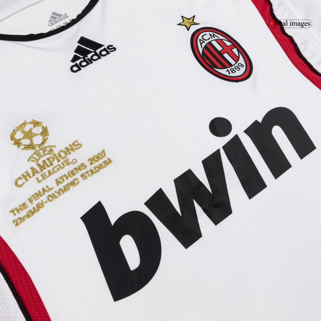 Retro 2006/07 AC Milan Away Long Sleeve Soccer Jersey - Image 7