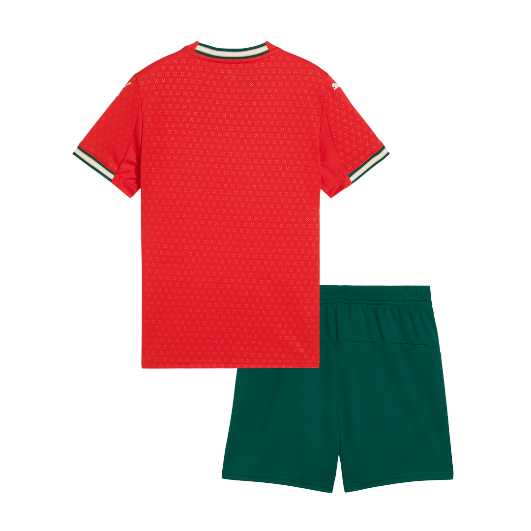 Kid's Portugal Home Soccer Jersey Kit(Jersey+Shorts) 2025 - Image 2