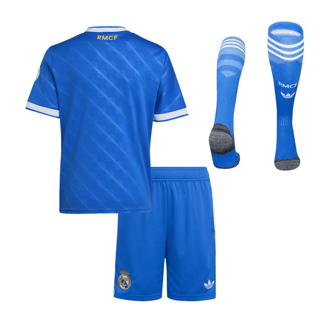 Kid's Real Madrid Third Away Soccer Jersey Kit(Jersey+Shorts+Socks) 2025/26 - Image 2