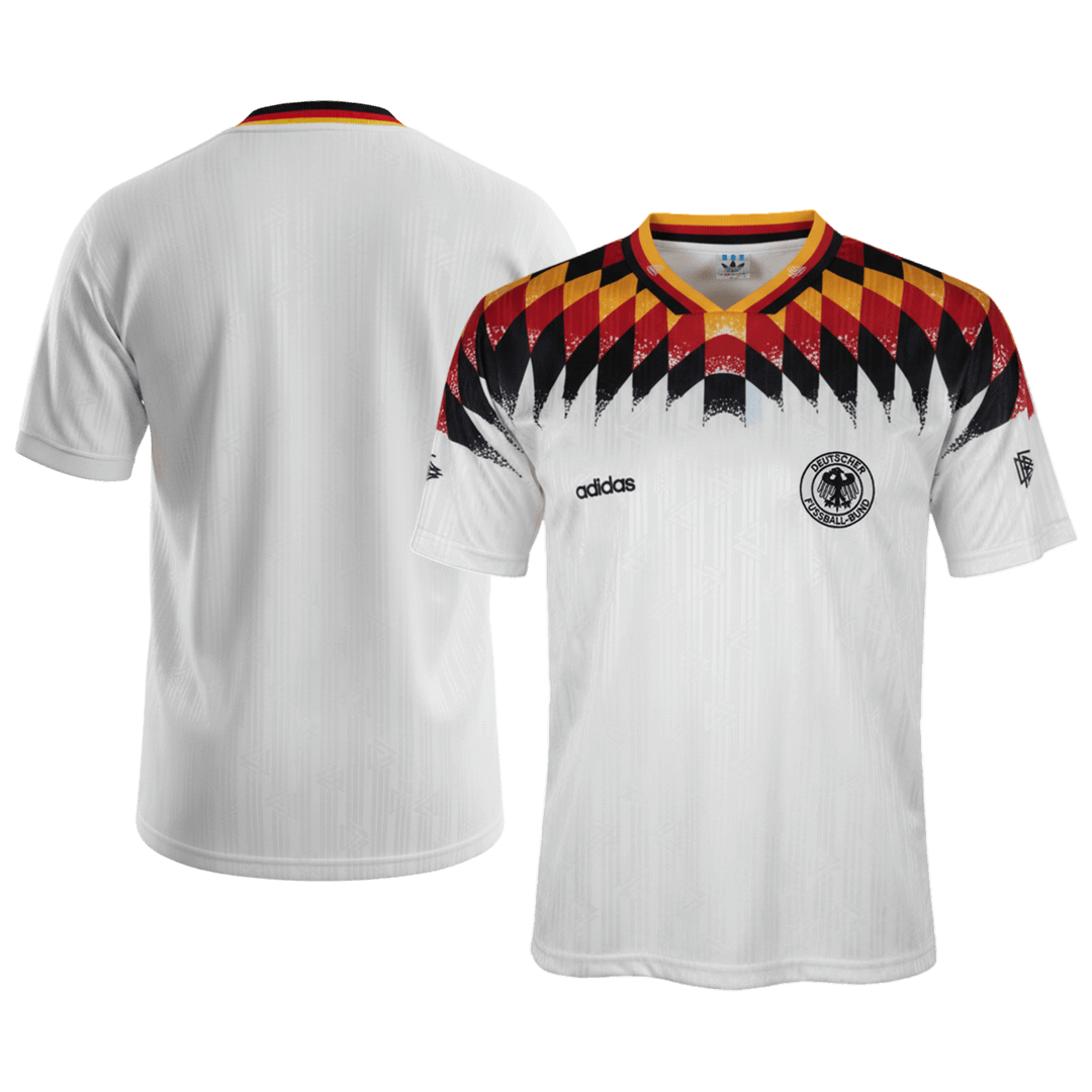 Retro 1994 Germany Home Soccer Jersey - Image 3