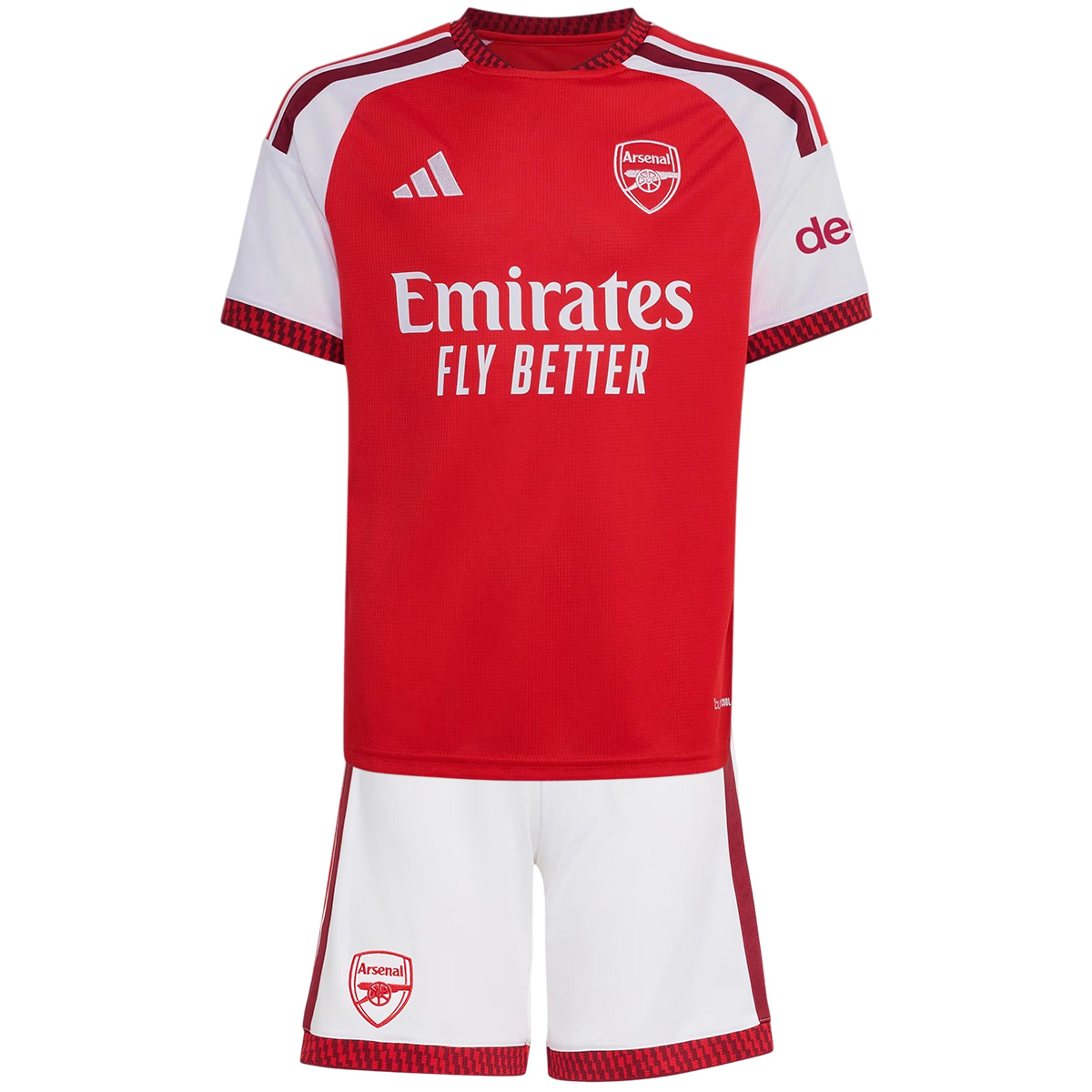 Kid's CHAMPIONS #26 Arsenal Home Soccer Jersey 2026/27 - Image 2