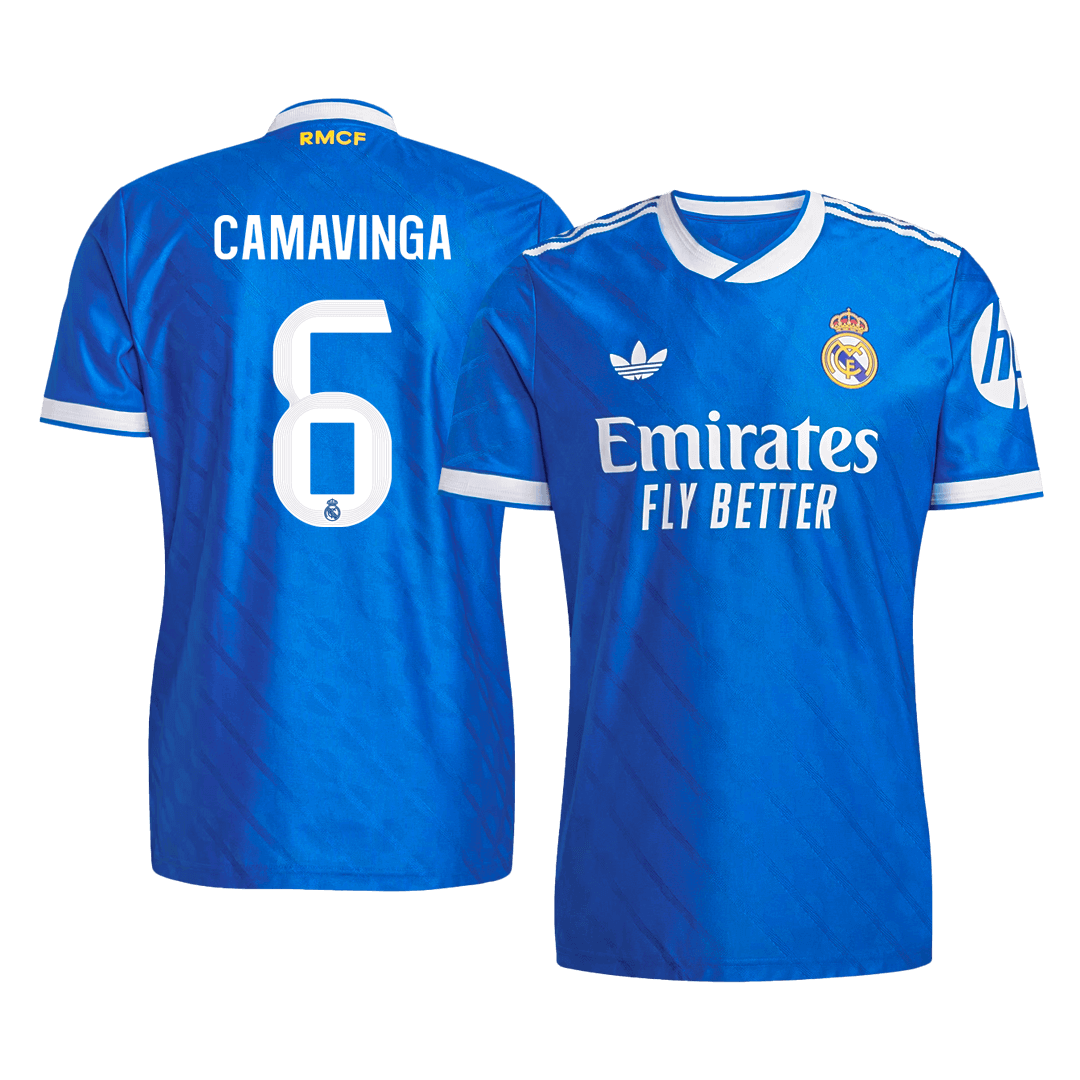 CAMAVINGA #6 Real Madrid Third Away Soccer Jersey 2025/26 Player Version