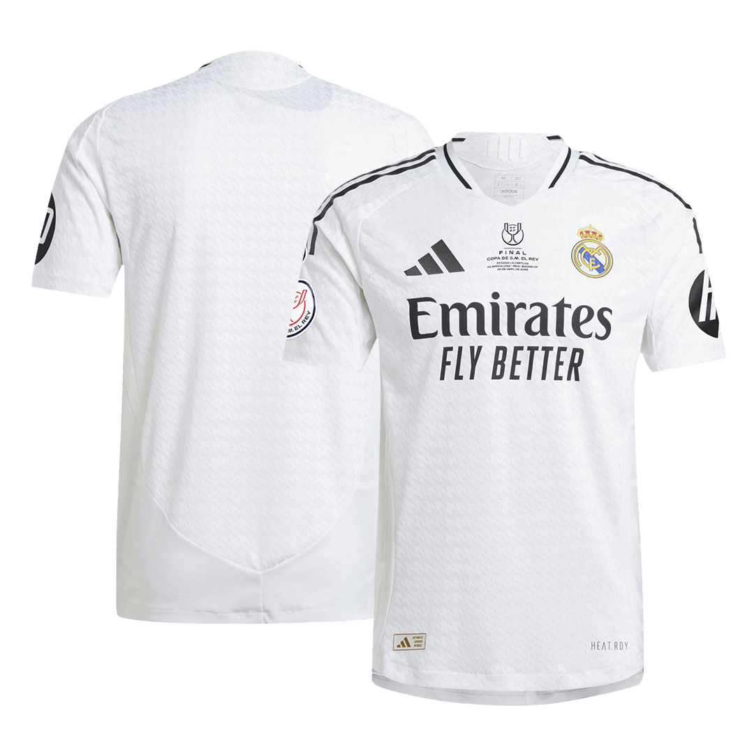 Real Madrid Home Soccer Jersey 2024/25 - Copa del Rey Final Player Version - Image 3