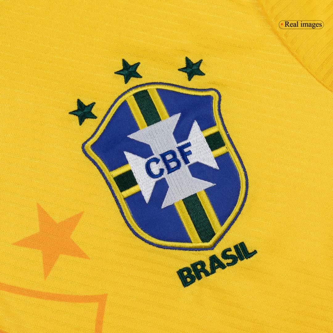 Retro 1994 Brazil Home Soccer Jersey - Image 6