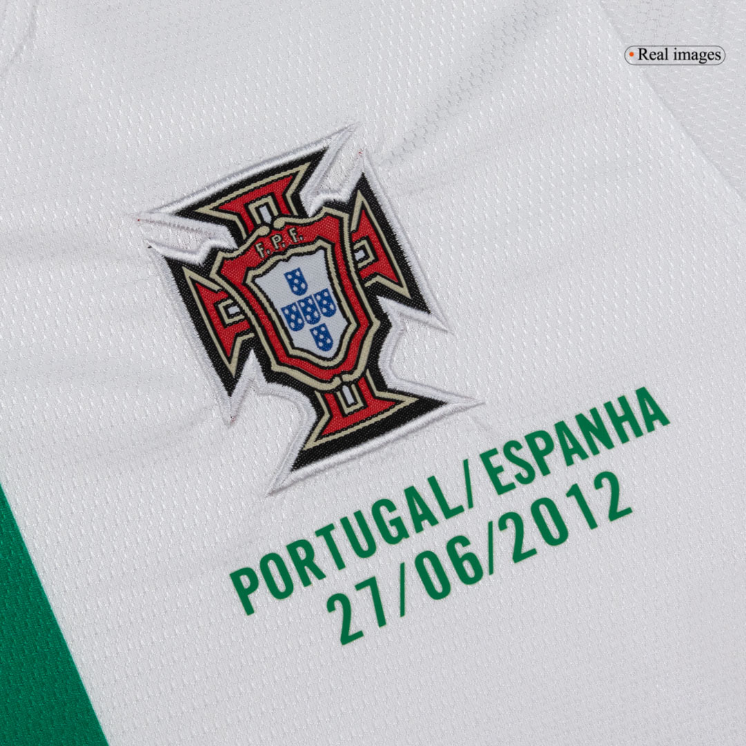 Retro 2012 Portugal Away Long Sleeve Soccer Jersey - Image 6