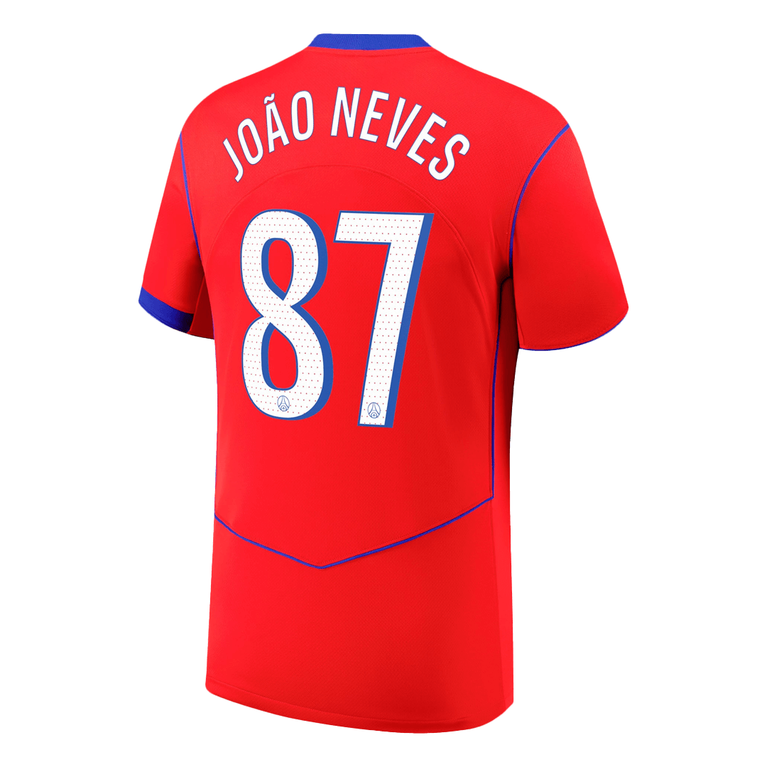 JOÃO NEVES #87 PSG Third Away Soccer Jersey 2025/26 - Image 3