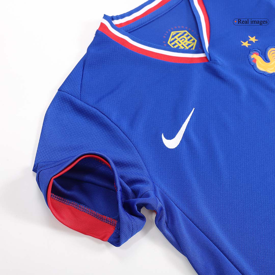 Kid's France Home Soccer Jersey Kit(Jersey+Shorts) Euro 2024 - Image 11