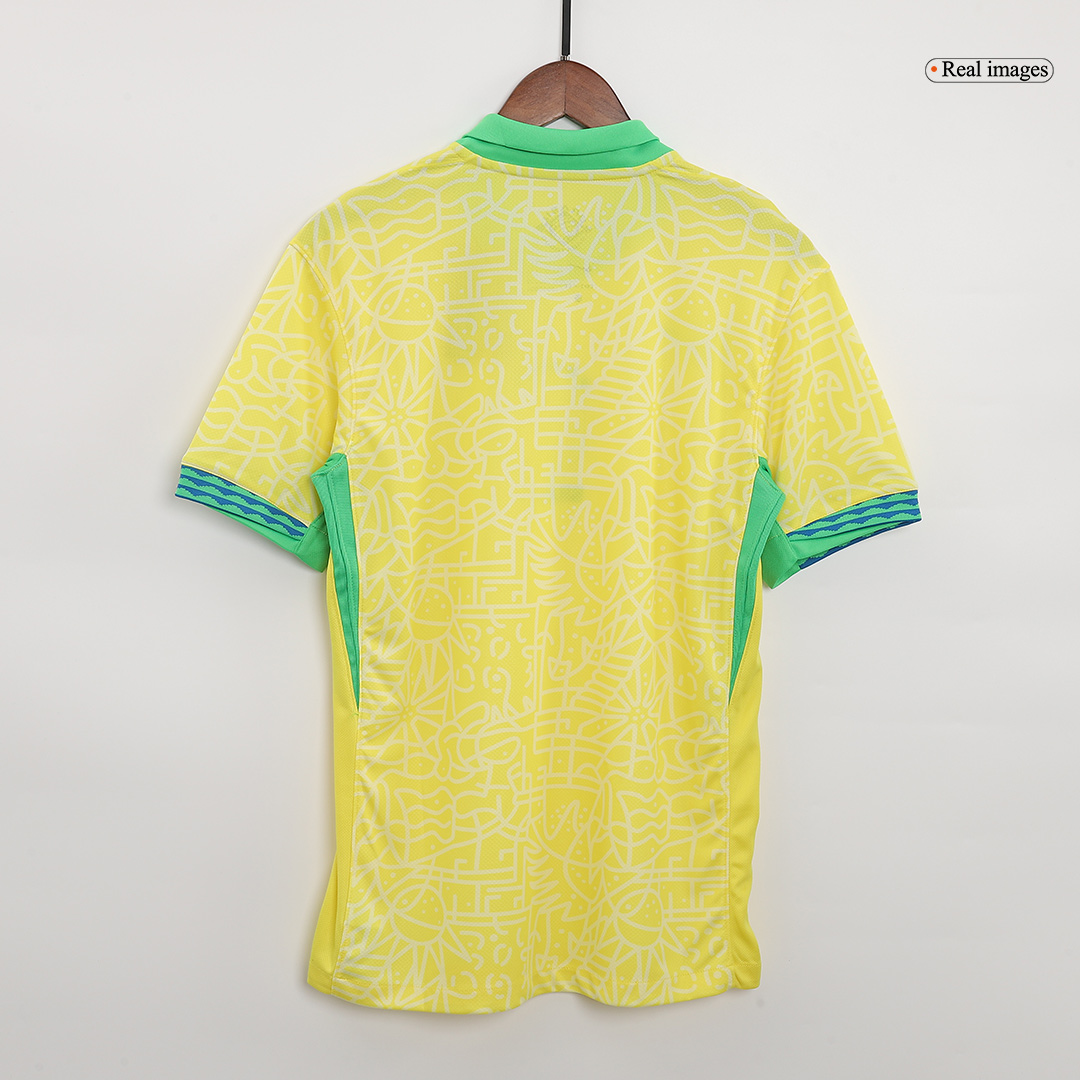 Brazil Home Soccer Jersey Copa America 2024 - Image 6